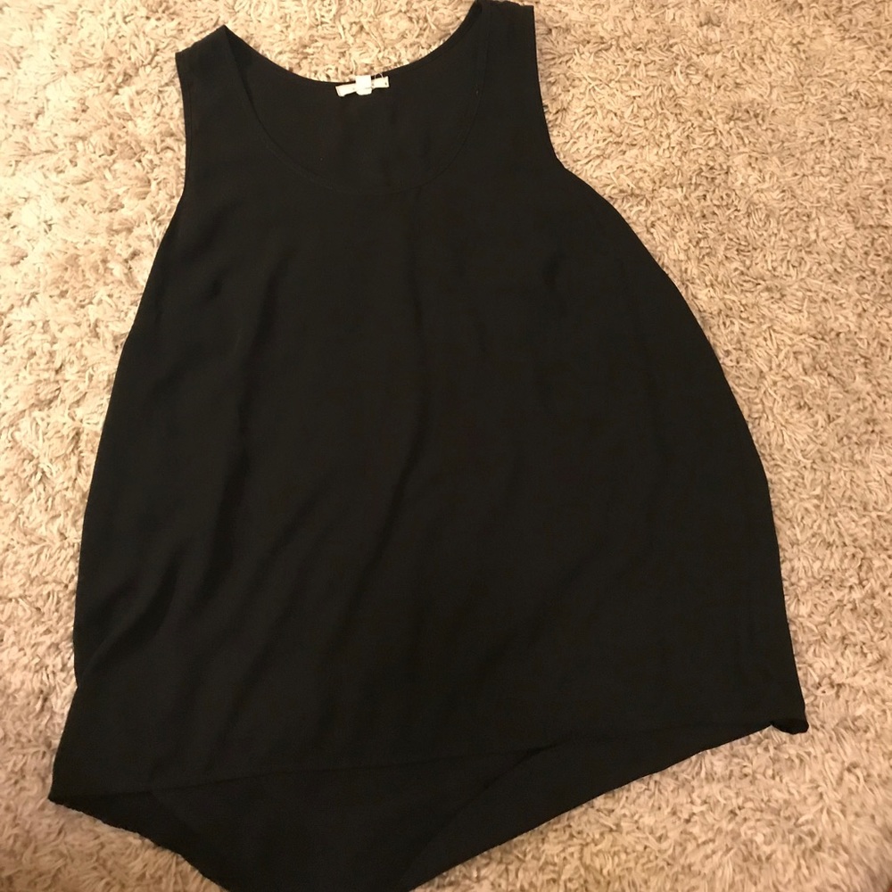 Black sheer top L